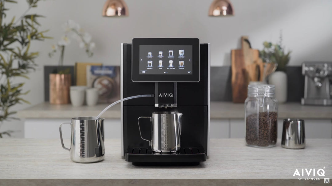 Så här rengör du mjölksystemet på din AIVIQ AEM-101S Espressomaskin